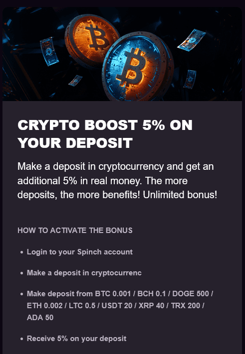 Krypto-Boost Spinch Casino
